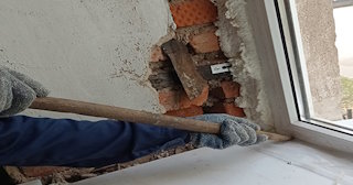 Демонтаж оконных откосов по выгодной цене от 513 руб. в Ирбите - Сварной-Рбт